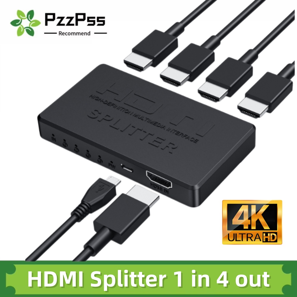 Esports Gaming Hub - Przełącznik wideo 4x1 zgodny z HDMI