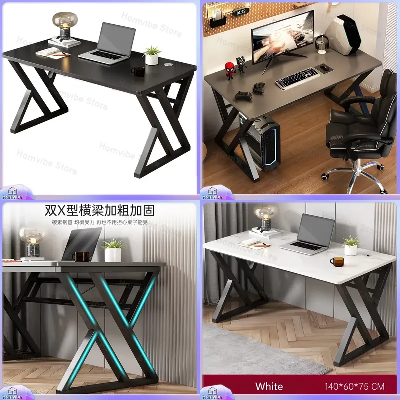 Esports Gaming Setup - Nowoczesne minimalistyczne biurko komputerowe do domowego
