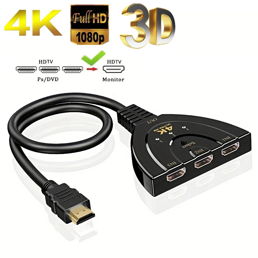 Esports Gaming Hub - 4K * 2K 3-portowy przełącznik zgodny