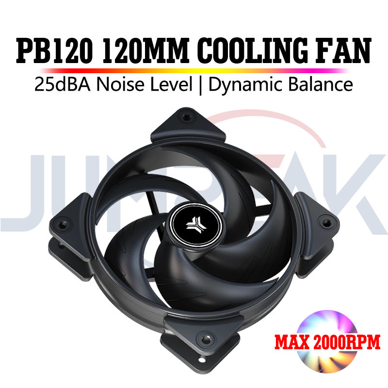 Esports Gaming Fan - JUMPEAK PB120 120mm Cichy Wentylator Chłodzący