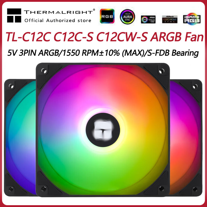 Esports Gaming Fan - Thermalright TL-C12C 3 w 1 120mm