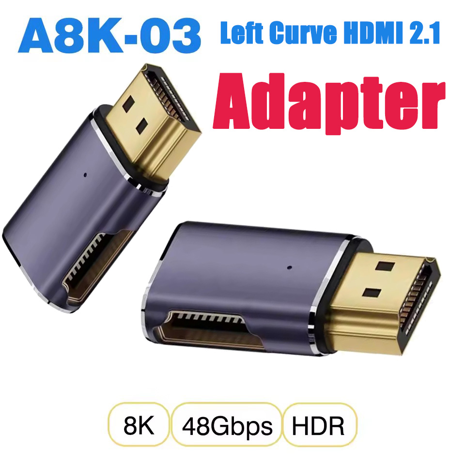 Gaming Speaker 2.1 - Adapter HDMI 2.1 z kątem 90
