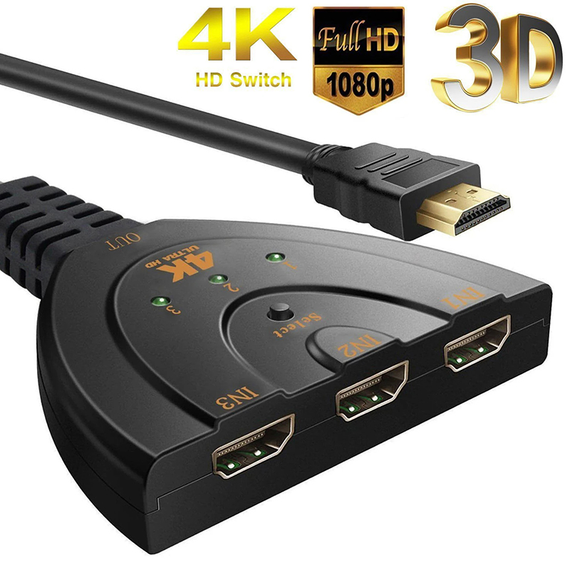 Esports Gaming Hub - Przełącznik HDMI-kompatybilny KVM Splitter 4K 2K
