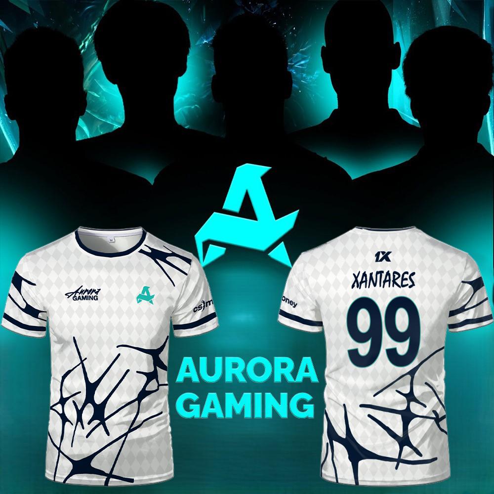 Esports Gaming Jersey - Zespół Esports Aurora Gaming Jersey Koszulki