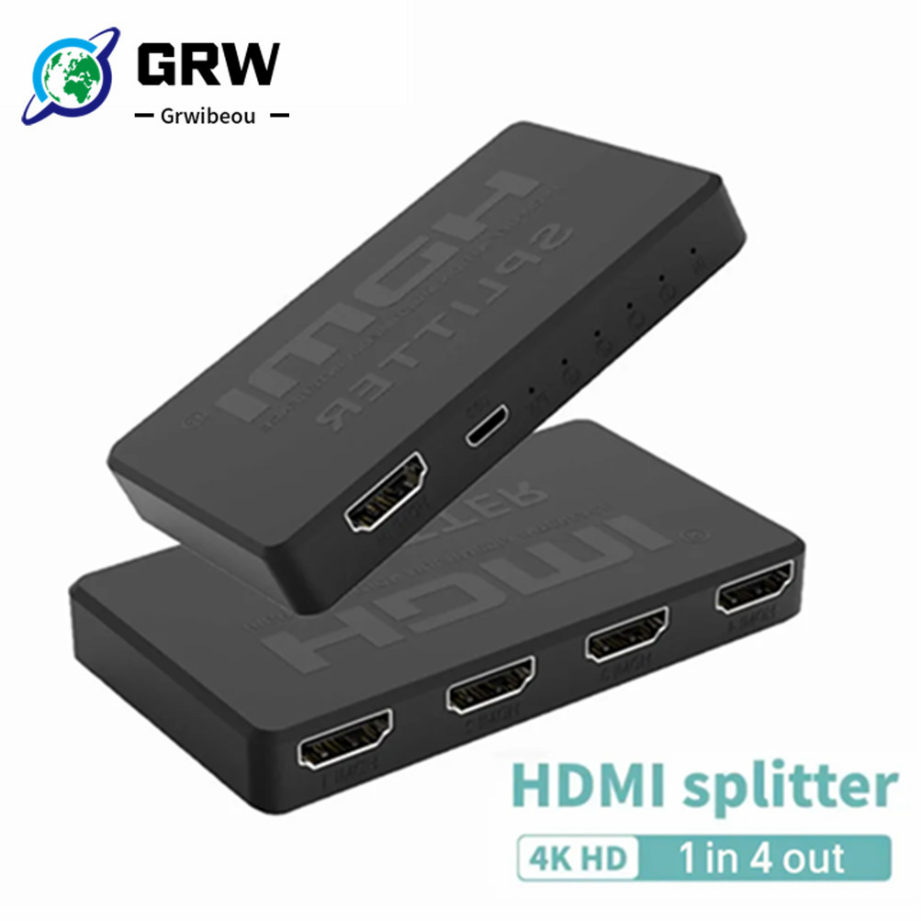 Esports Gaming Hub - Przełącznik wideo 4x1 zgodny z HDMI