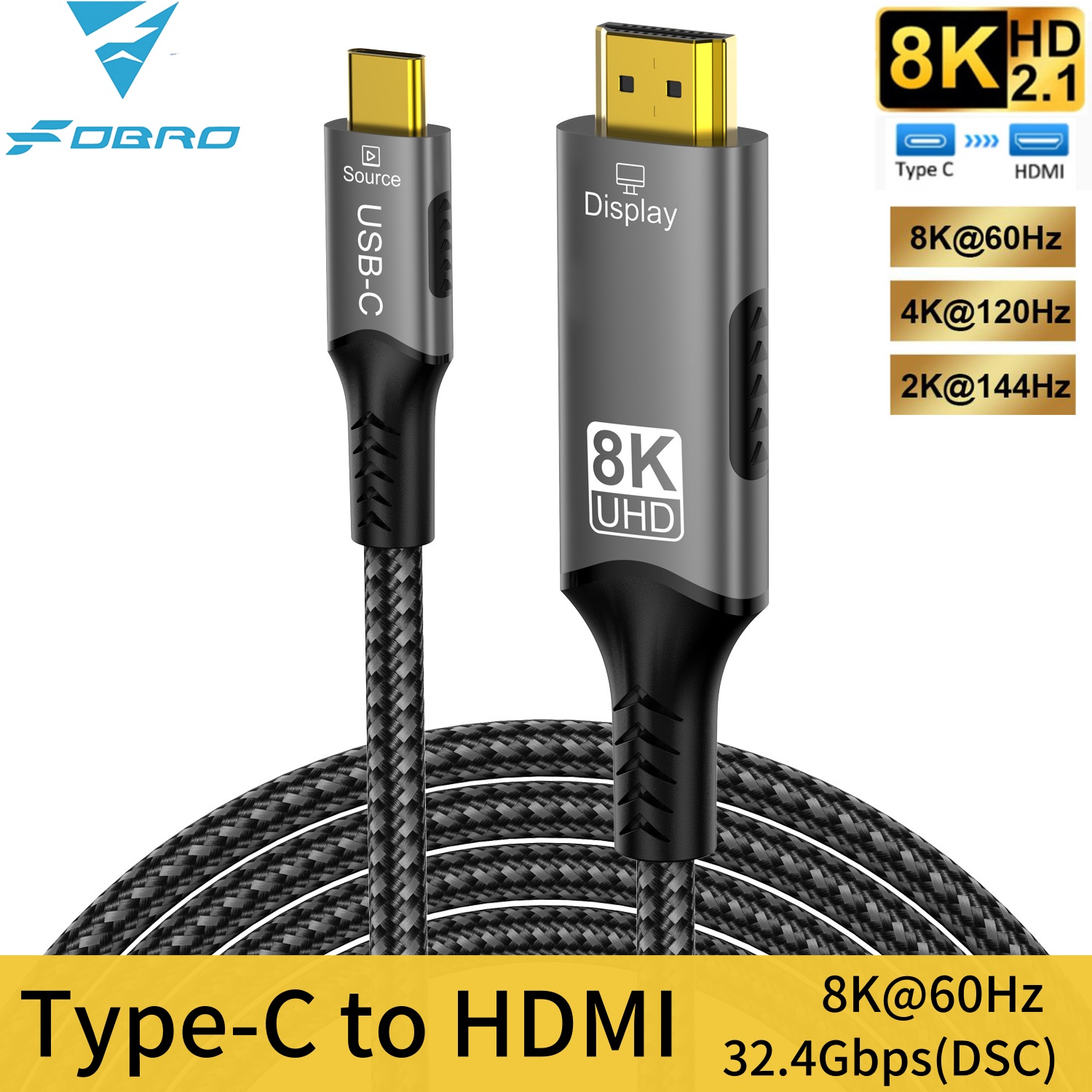 Kabel 8K Type C do HDMI 2.1 32 – Gaming Speaker 2.1 recenzja i cena