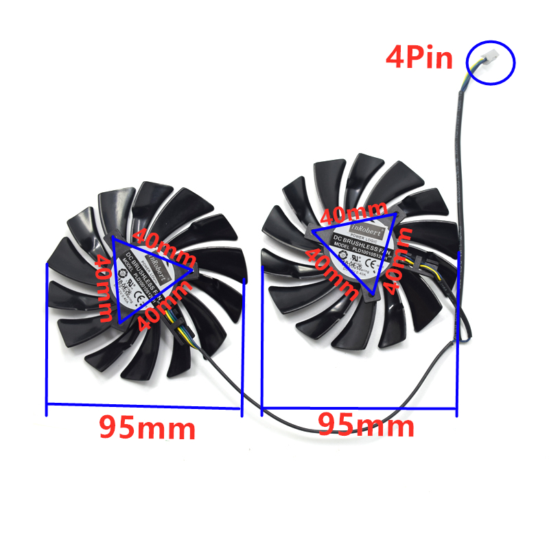 2 sztuk 95mm PLD10010S12HH wen – Esports Gaming Fan recenzja i cena