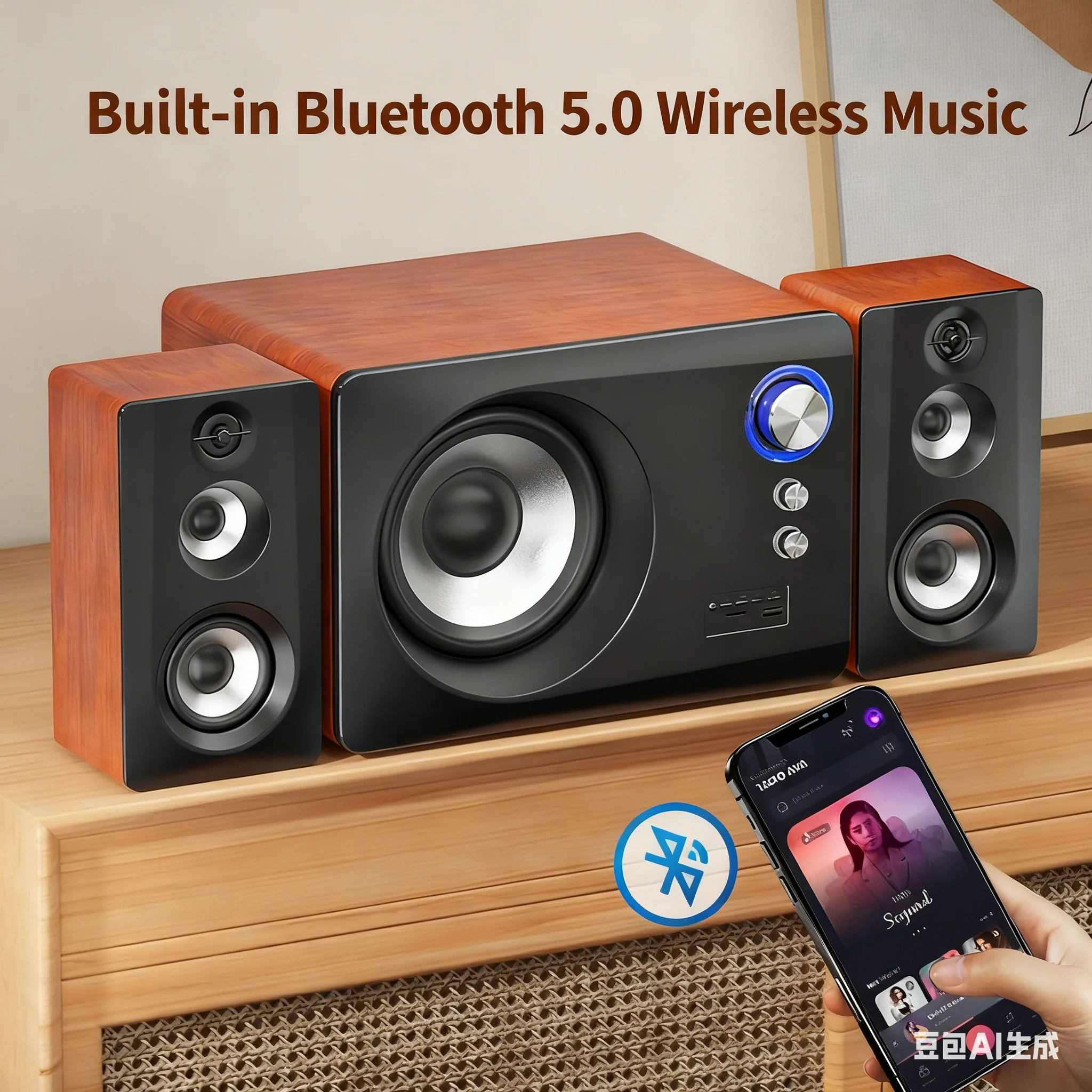 Drewniane głośniki Bluetooth 2 – Gaming Speaker 2.1 recenzja i cena