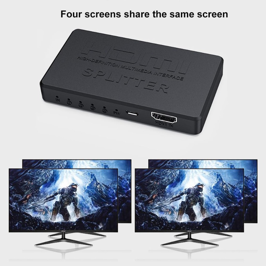 Rozdzielacz 4K HDMI 1 na 4 Hub – Esports Gaming Hub recenzja i cena