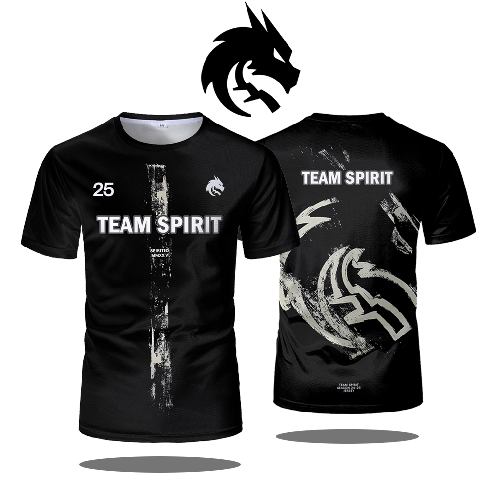 Team Spirit 2025 nowe koszulki – Esports Gaming T Shirt recenzja i cena