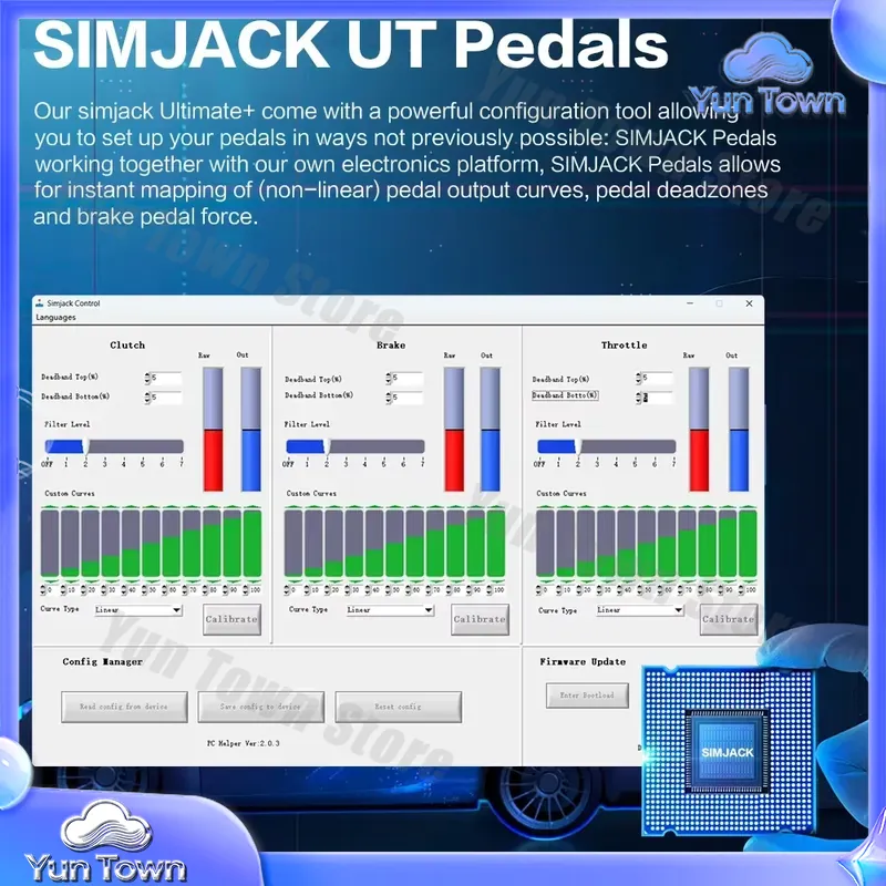 Pedały Simjack NEW UT do symul – Esports Gaming Setup recenzja i cena
