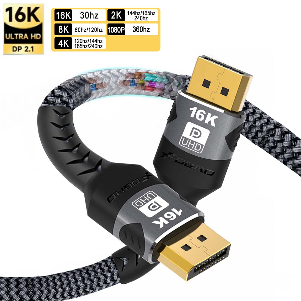 Kabel DisplayPort 16K DP 2.1,  – Gaming Speaker 2.1 recenzja i cena