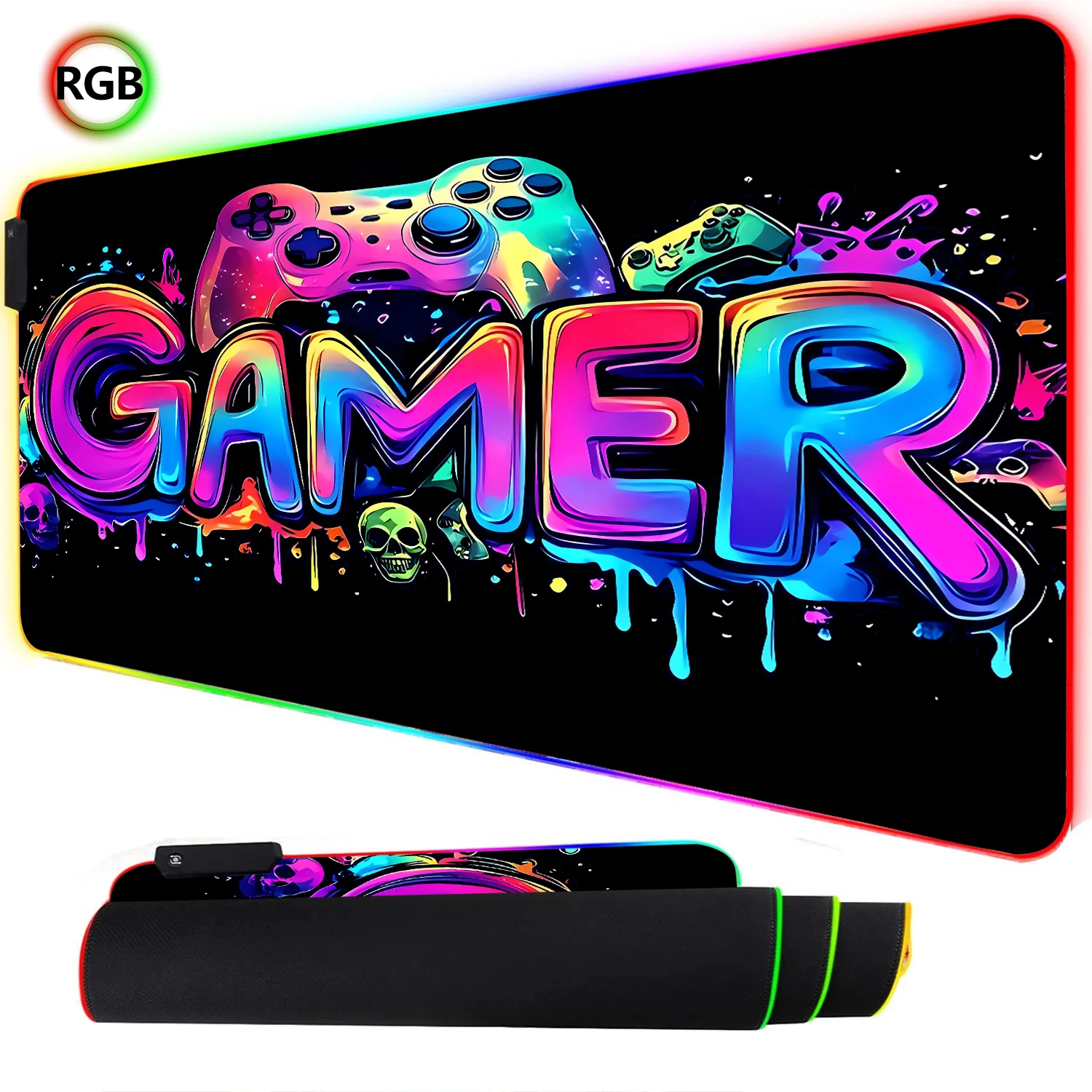 RGB Neonowy kontroler do gier  – Esports Gaming Stocks recenzja i cena
