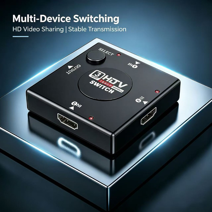 Przełącznik HDMI 3x1, 3 wejści – Esports Gaming Hub recenzja i cena