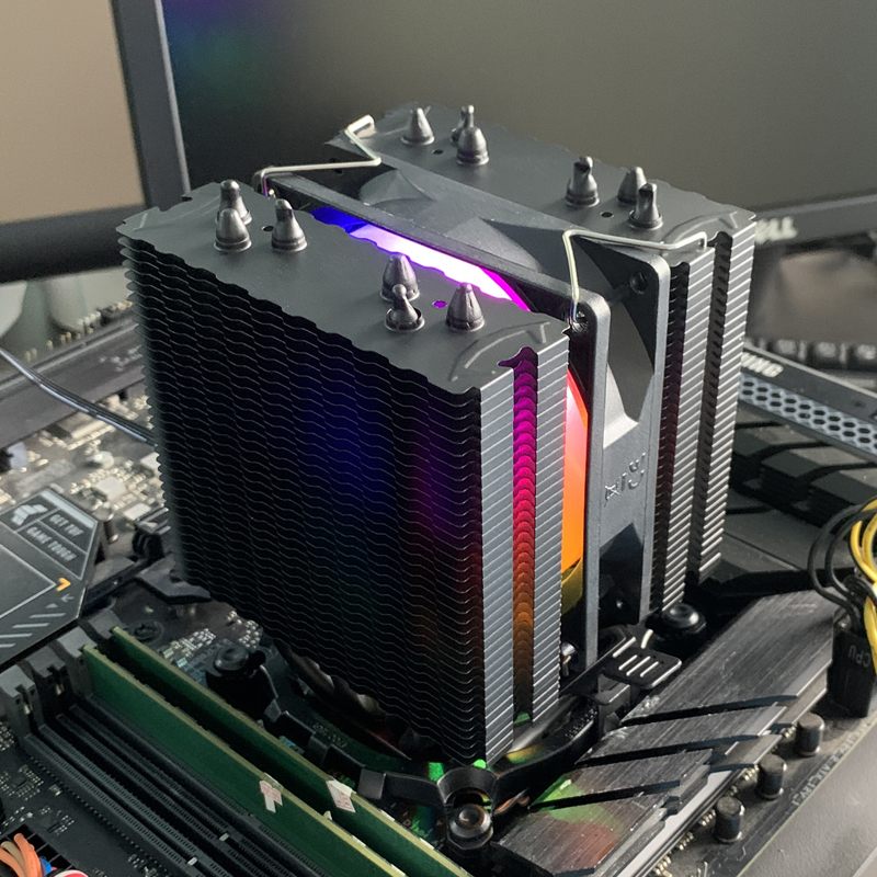 6 Heat Pipes CPU Air Cooler 4  – Esports Gaming Fan recenzja i cena