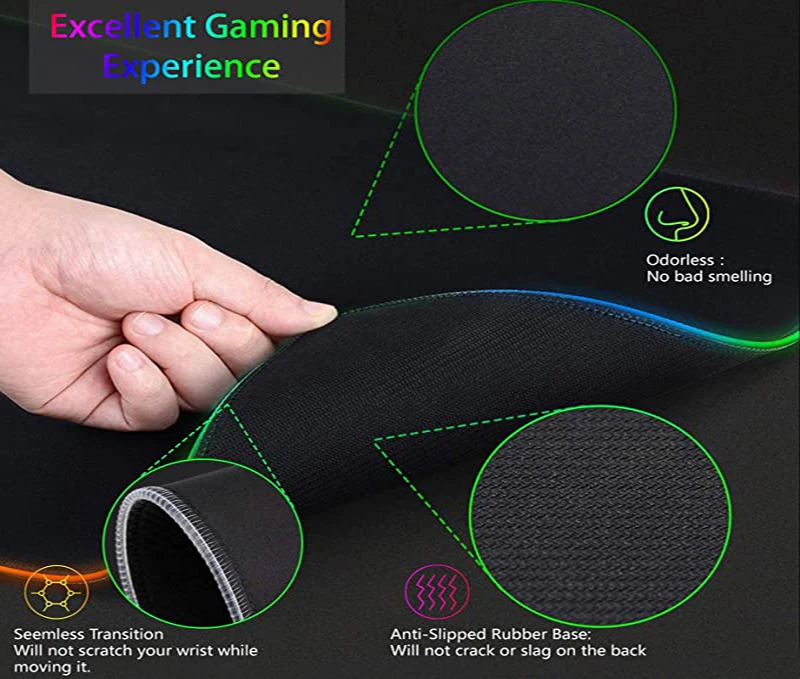 Podkładka pod mysz RGB XXL HD  – Esports Gaming Setup recenzja i cena
