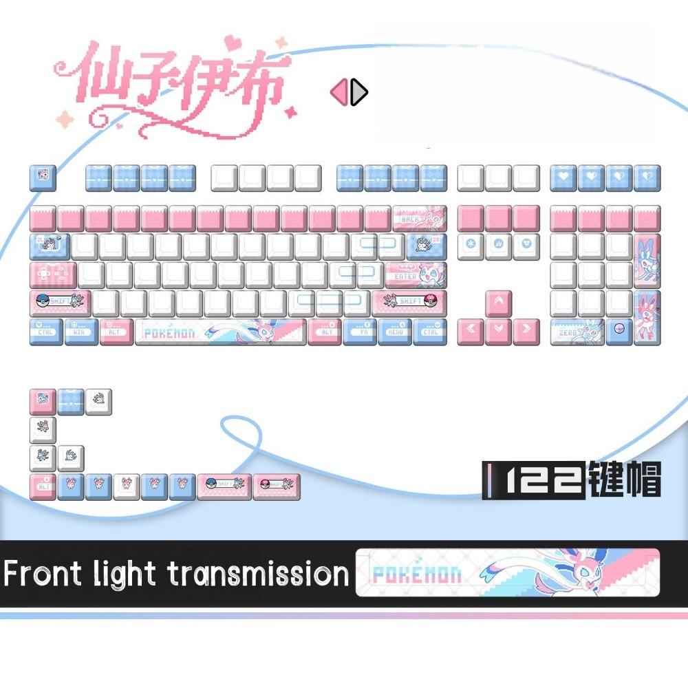 Pokémon Sylveon ‌   Klawisze d – Keyboard Tenkeyless recenzja i cena